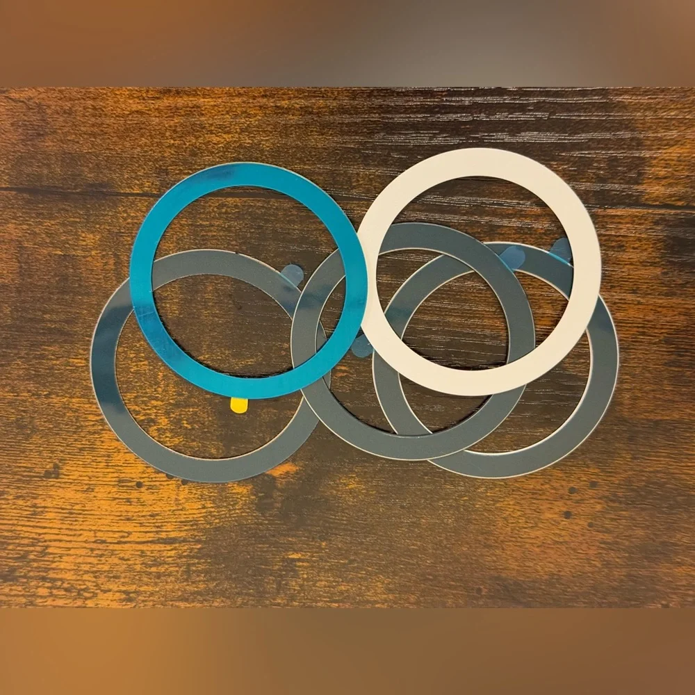 Adapters for magnetic capabilities for cell phones.